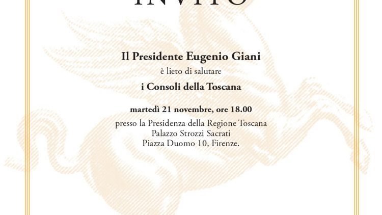 Conferenza Regionale dei Consoli Onorari per la Toscana