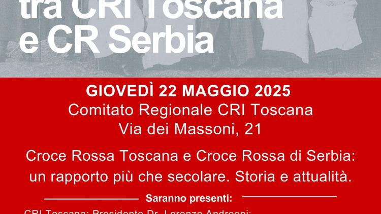 Incontro bilaterale tra CRI Toscana e CR Serbia